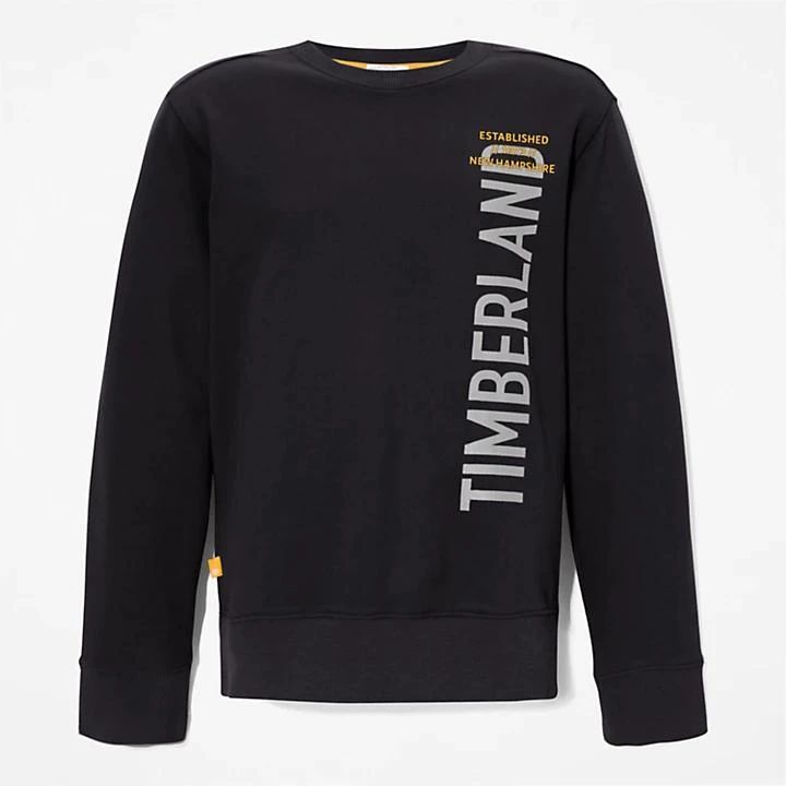 Timberland Side-Logo Sweatshirt for Men in Black 6