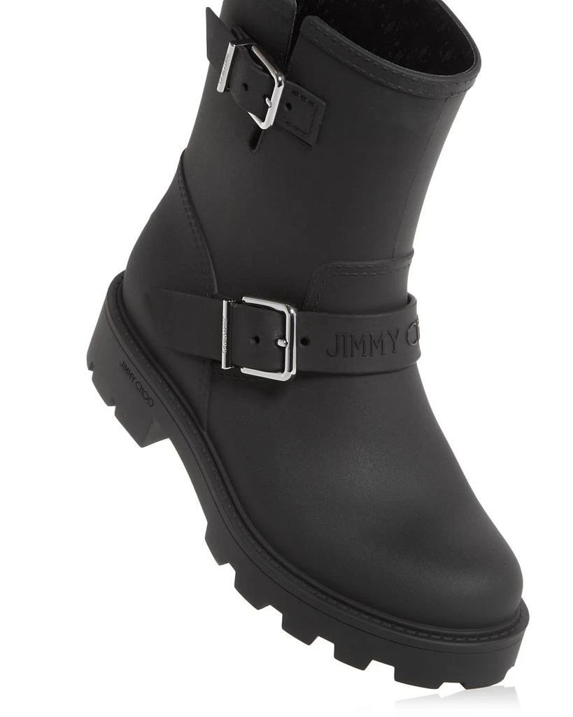 Jimmy Choo Women
s Biker Rain Boots 5