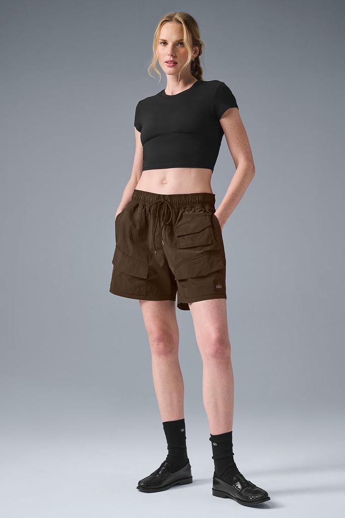 Alo Muse Short - Athletic Heather Grey - Shorts - Free