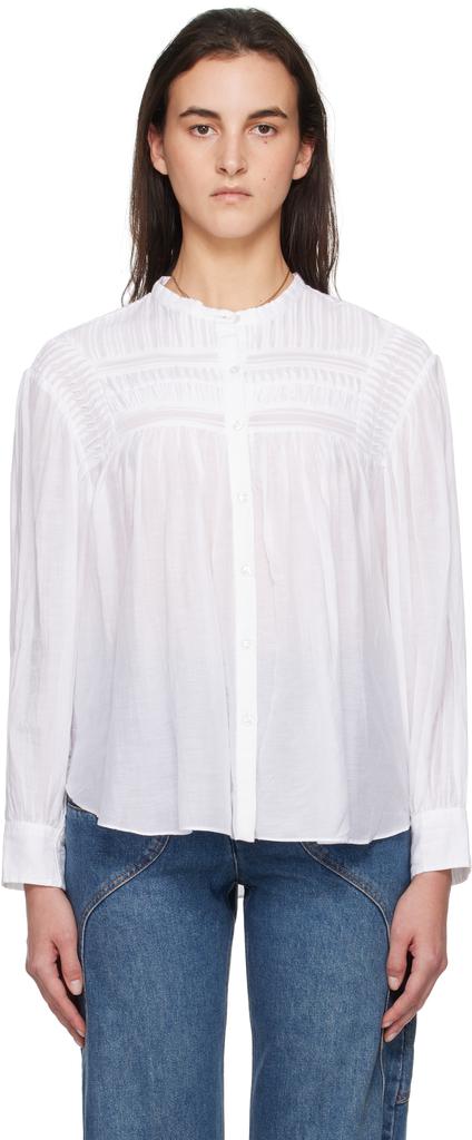 Isabel Marant White Plalia Shirt