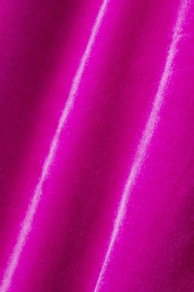 LES RÊVERIES Cutout velvet midi dress 4