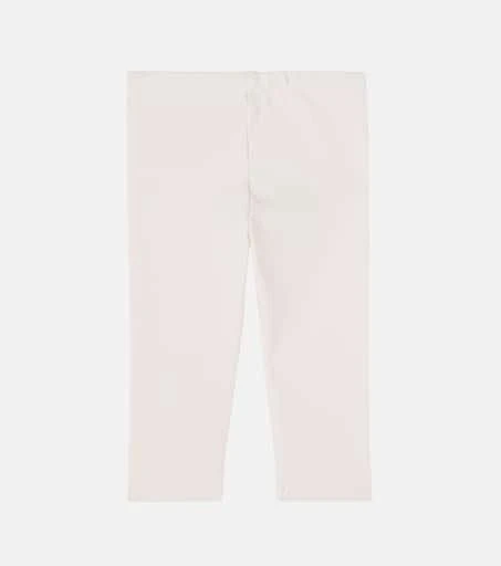 Donsje Baby Soenie embroidered cotton-blend leggings 2