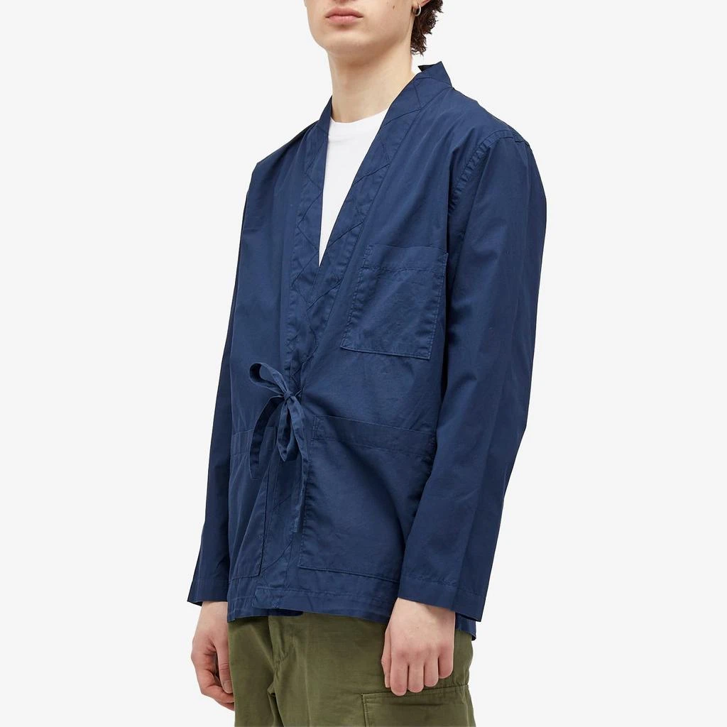 Universal Works Universal Works Organic Poplin Tie Front Jacket 2
