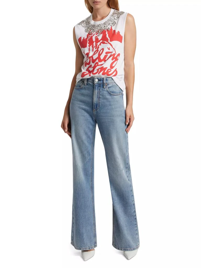 Alice + Olivia Micah Embellished Muscle Tank 2