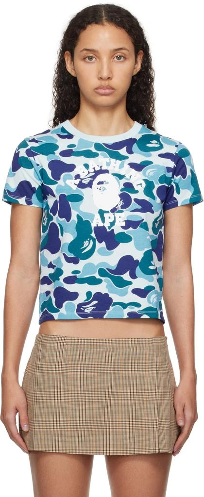 Bape Blue ABC Camo Mini T-shirt 1