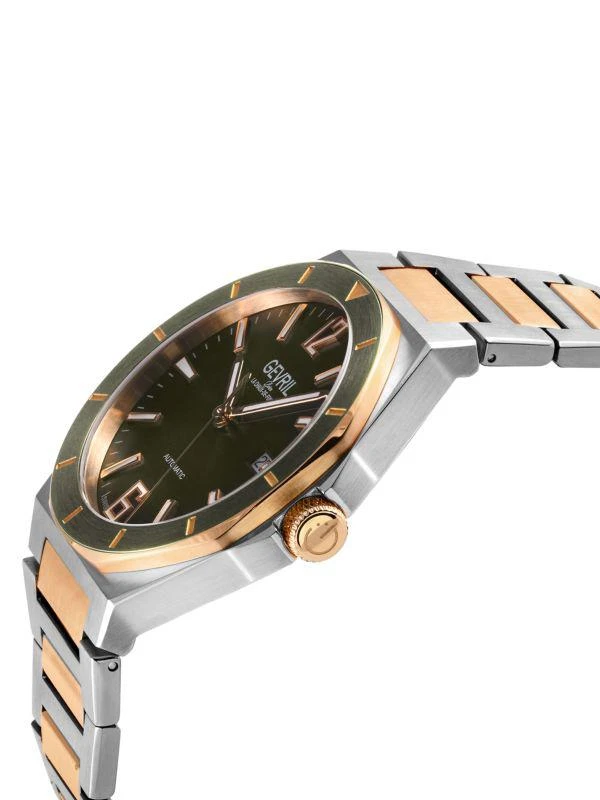 Gevril High Line 43MM Swiss Automatic Two Tone Stainless Steel Watch 2