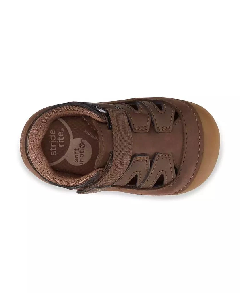 Stride Rite Big Boys Soft Motion Adam Leather Sandals 4