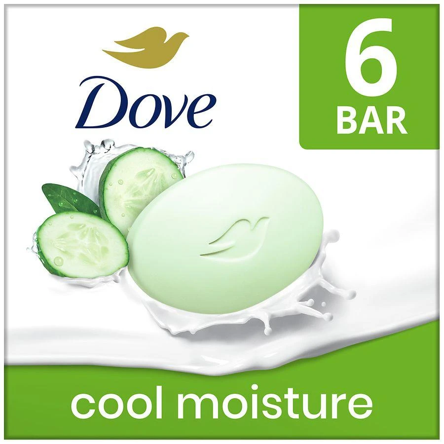Dove Beauty Bar Soap Cool Moisture Cucumber and Green Tea 3