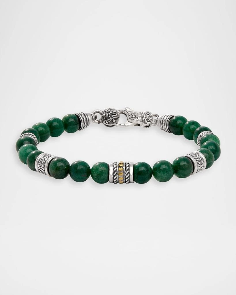 Konstantino Sterling Silver and Bronze Lepidolite Bracelet