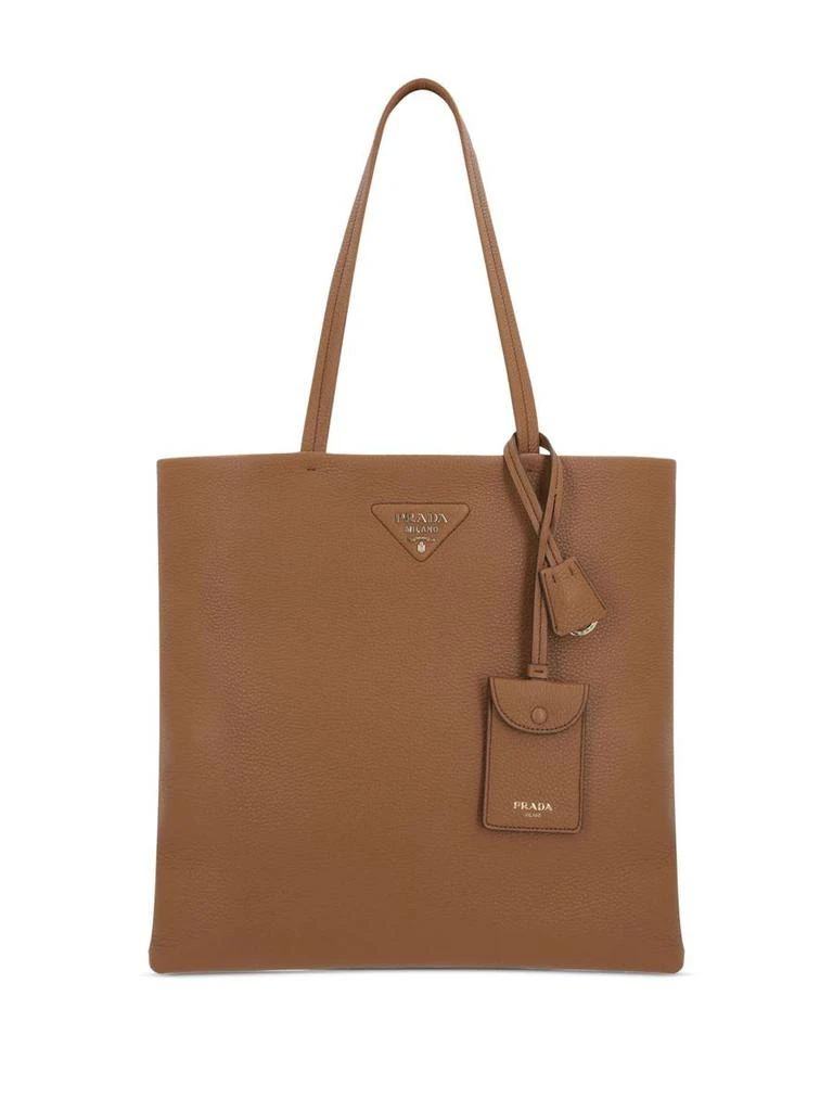 Prada Prada Triangle Logo Tote Bag 1
