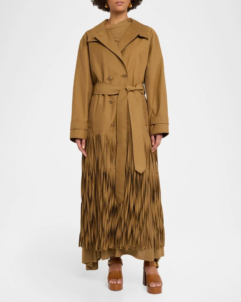 TWP Fringe Benefit Water-Repellent Twill Trench Coat 2