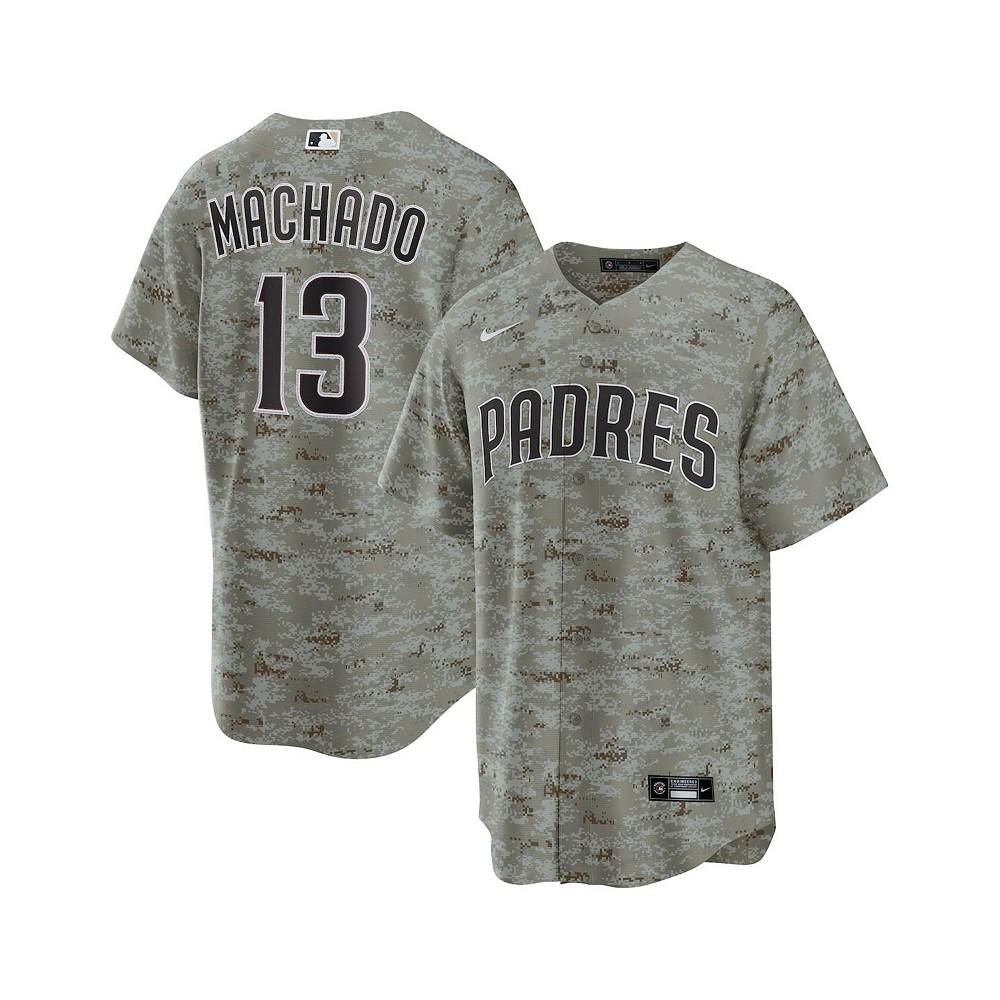 Nike Men's Manny Machado Camo San Diego Padres USMC Alternate Replica Player Jersey