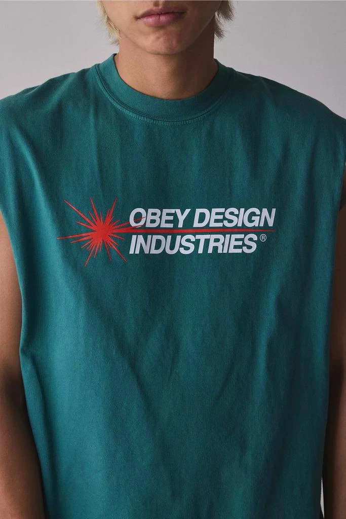 Obey OBEY UO Exclusive Obey Industries Graphic Muscle Tee 4