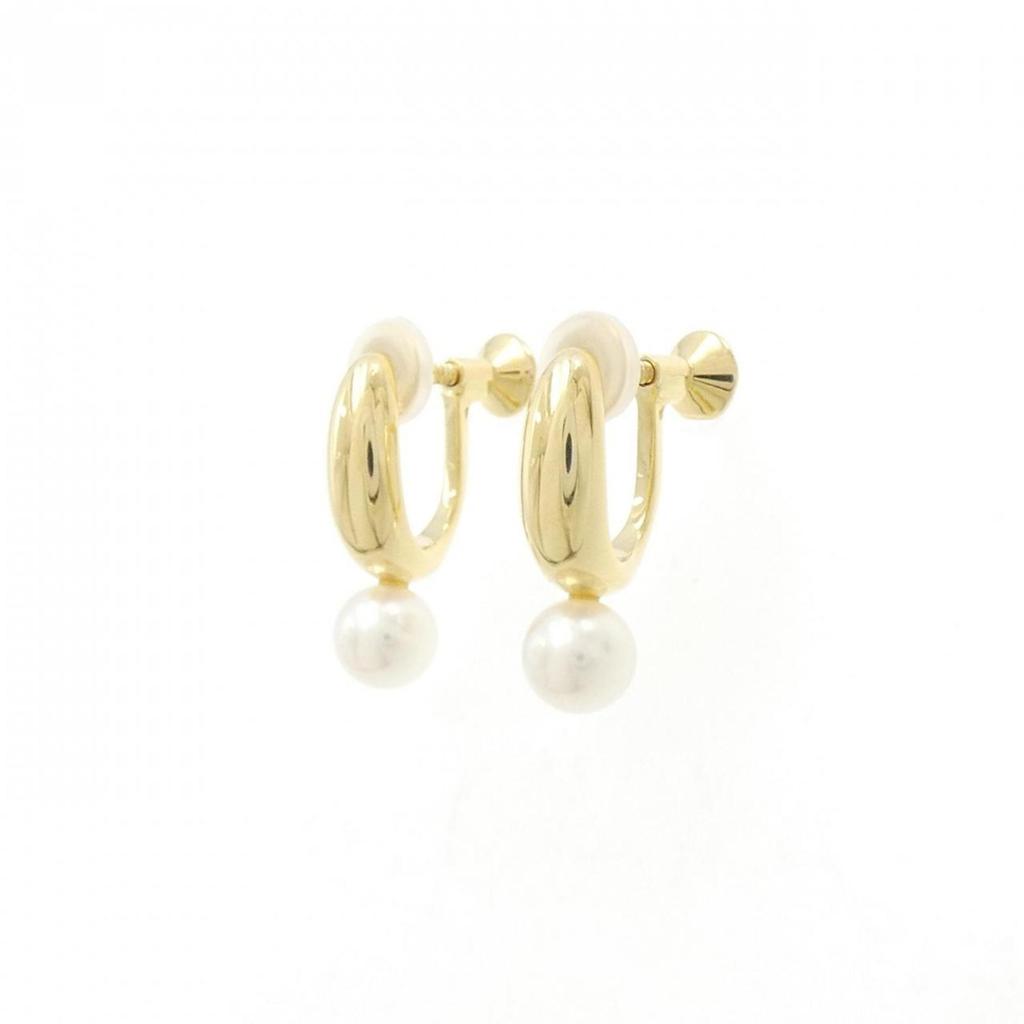 Mikimoto yellow gold (18K) Clip Earrings (Pre-Owned)