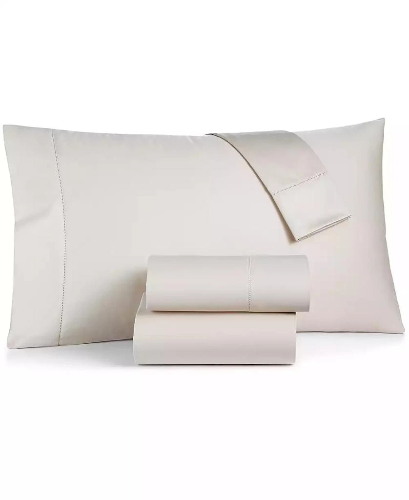 Charter Club CLOSEOUT! Solid Extra Deep Pocket 550 Thread Count 100% Cotton 4-Pc. Sheet Set, California King, Exclusively at Macy’s 1