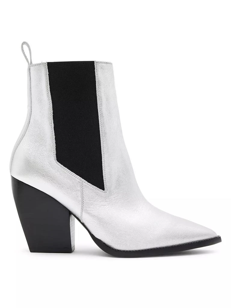 ALL SAINTS Ria Metallic Leather Chelsea Boots 1