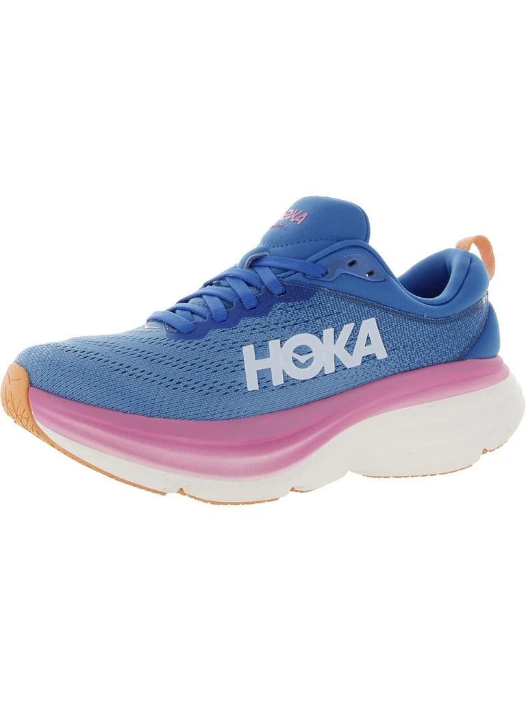 Hoka One One Bondi 8 Womens Mesh Running Athletic and Training Shoes 2