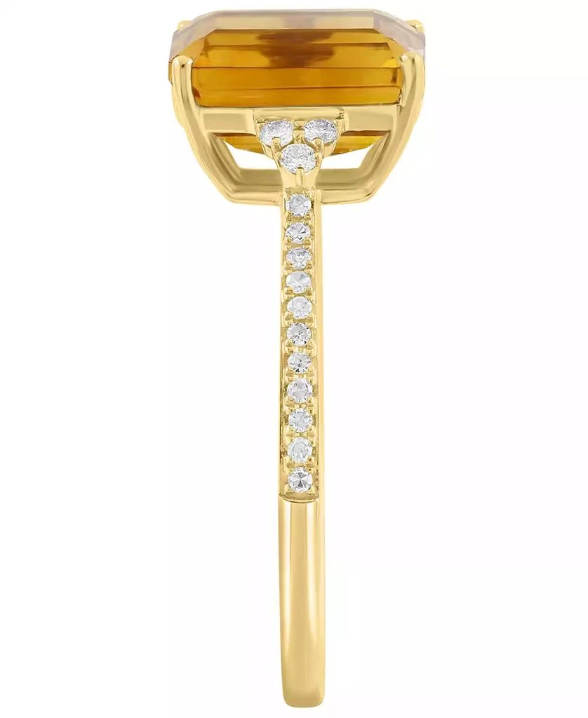 Effy Madeira Citrine (2-5/8 ct. t.w.) and Diamond (1/8 ct. t.w.) Ring in 14k Yellow Gold 3