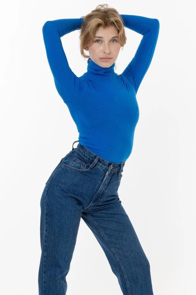 Los Angeles Apparel 8306 - Cotton Spandex Turtleneck 7
