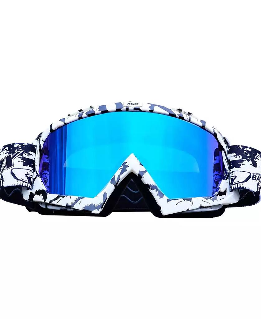 BATFOX Dirt Bike ATV Goggles Motorcycle Gear Riding Motocross Dirtbike 4-Wheeler MX DH Accessories Goggles Glasses for Men Women Youth UV400 Protection Dust-proof Anti-Slip Strap
