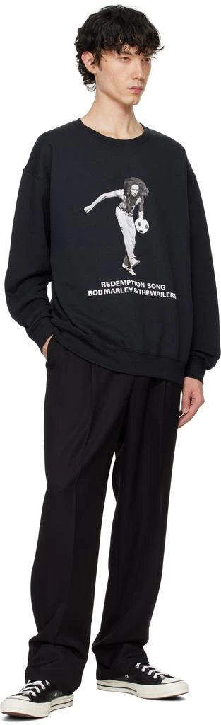 Wacko Maria Black Bob Marley Crewneck Sweatshirt 4