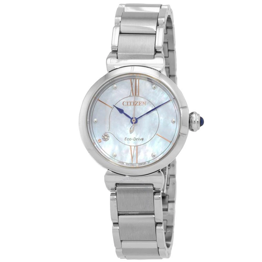 Citizen L Series Eco-Drive Mother of Pearl Dial Ladies Watch EM1070-83D 1