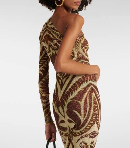 ETRO One-shoulder printed midi dress 5