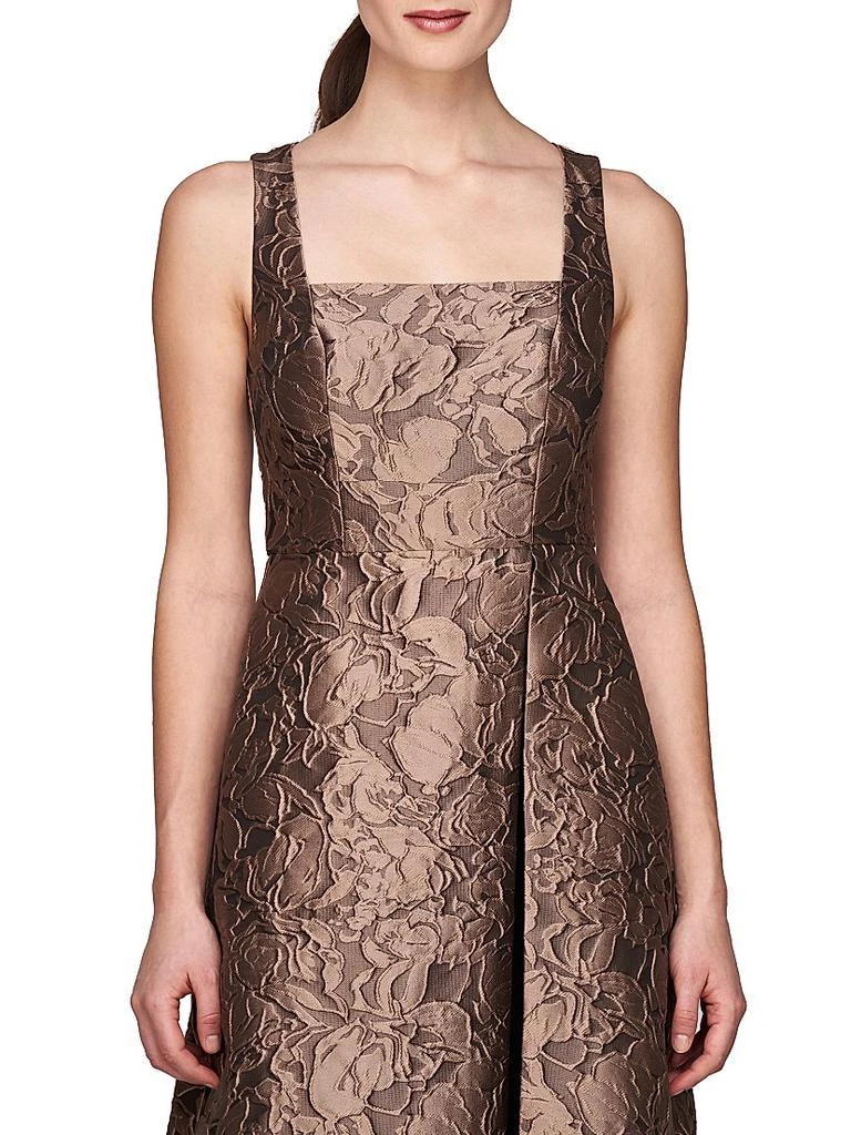 Kay Unger Emerson Jacquard Walk-Through Jumpsuit 6