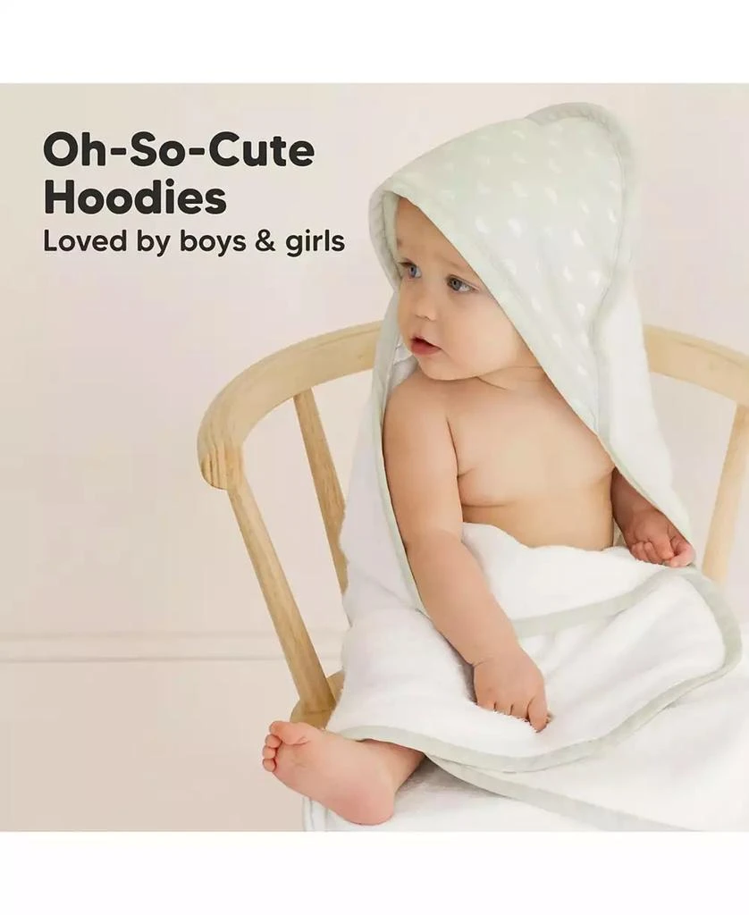 KeaBabies Luxe Baby Hooded Towel, Baby Bath Towel, Hooded Baby Towels, Baby Beach Towel for Newborn, Kids 7