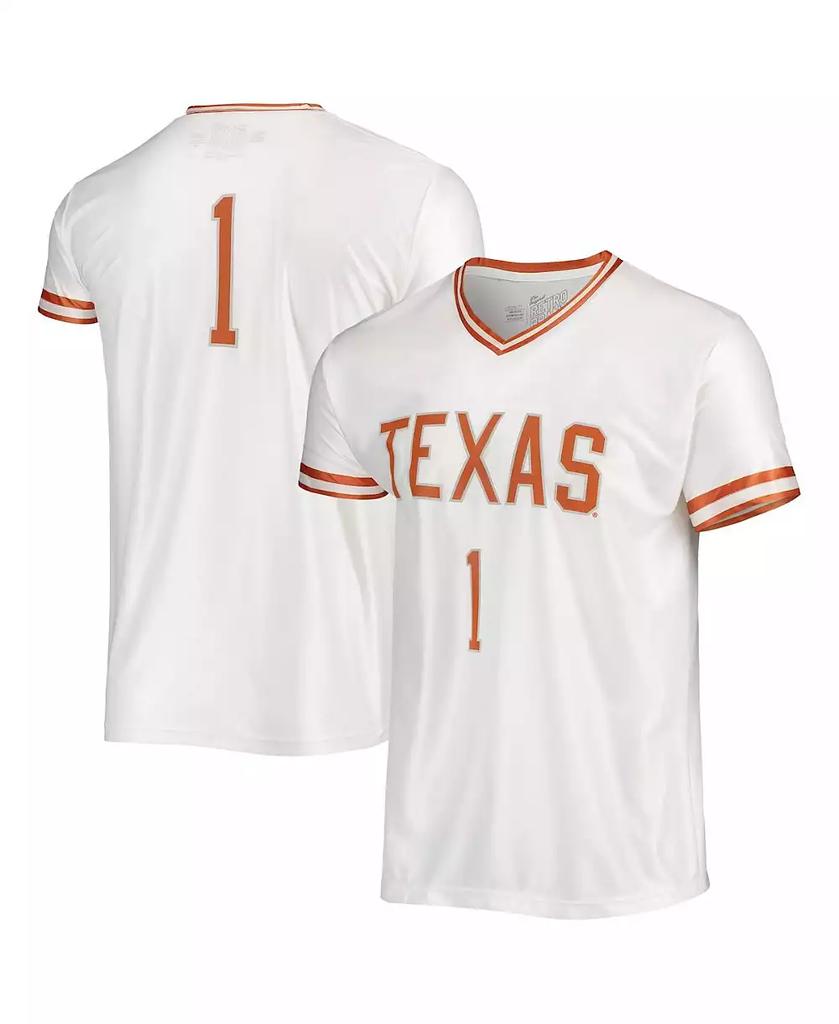 The Original Retro Brand Men's White Texas Longhorns Basketball Jersey