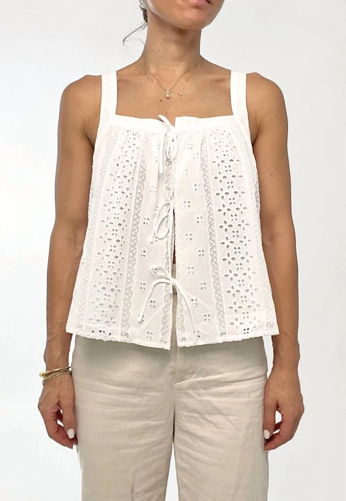 Greylin Greylin - Vivi Cotton Eyelet Top 1