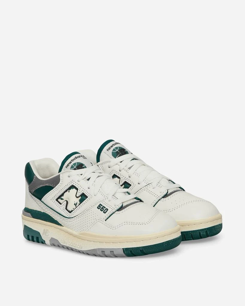 New Balance 550 Sneakers Sea Salt / Midnight Green 2