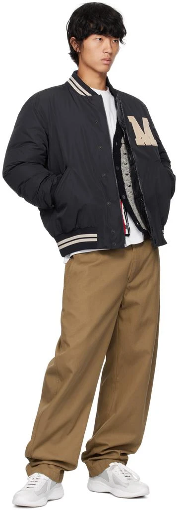 Moncler Navy Lateltin Down Bomber Jacket 5