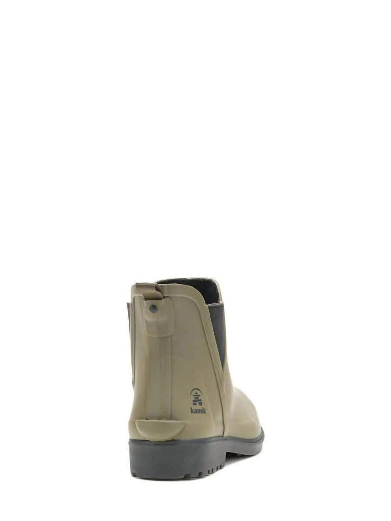 Kamik Women's Chloe Waterproof Rain Boot In Dark Olive 3