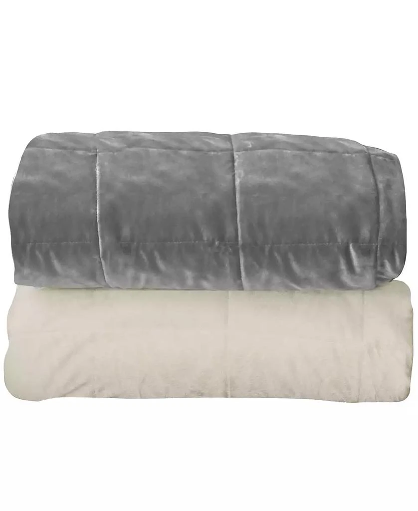 Sealy Quilted Plush 12.2lbs Weighted Blanket 8