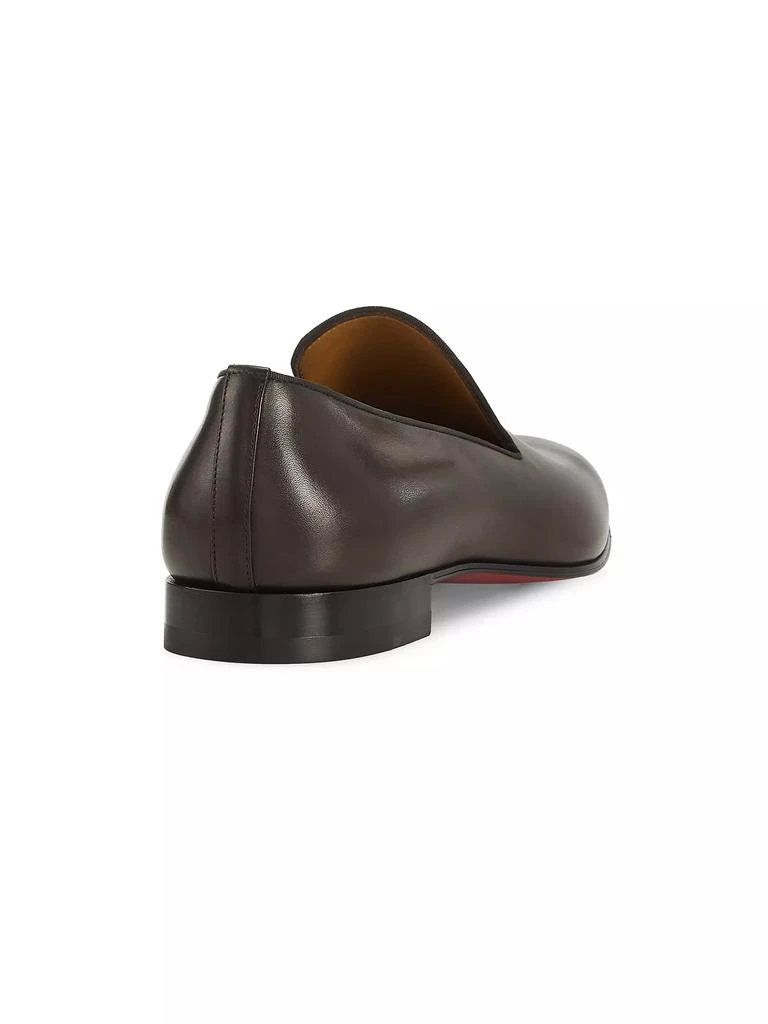 Christian Louboutin Dandelion Leather Stacked-Heel Loafers  display picture 1