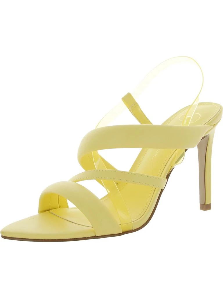 Jessica Simpson Krissta  Womens Faux Leather Pointed Toe Heels 5