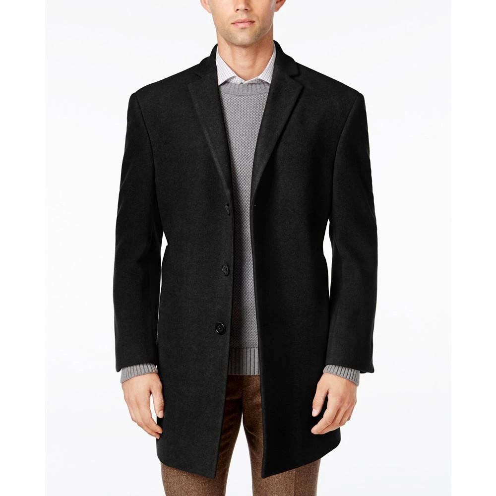 Calvin Klein Men's Prosper Wool-Blend Slim Fit Overcoat 1