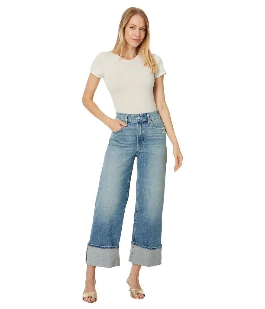 Paige Sasha Ankle Wide Cuff in Storybook Distressed 4