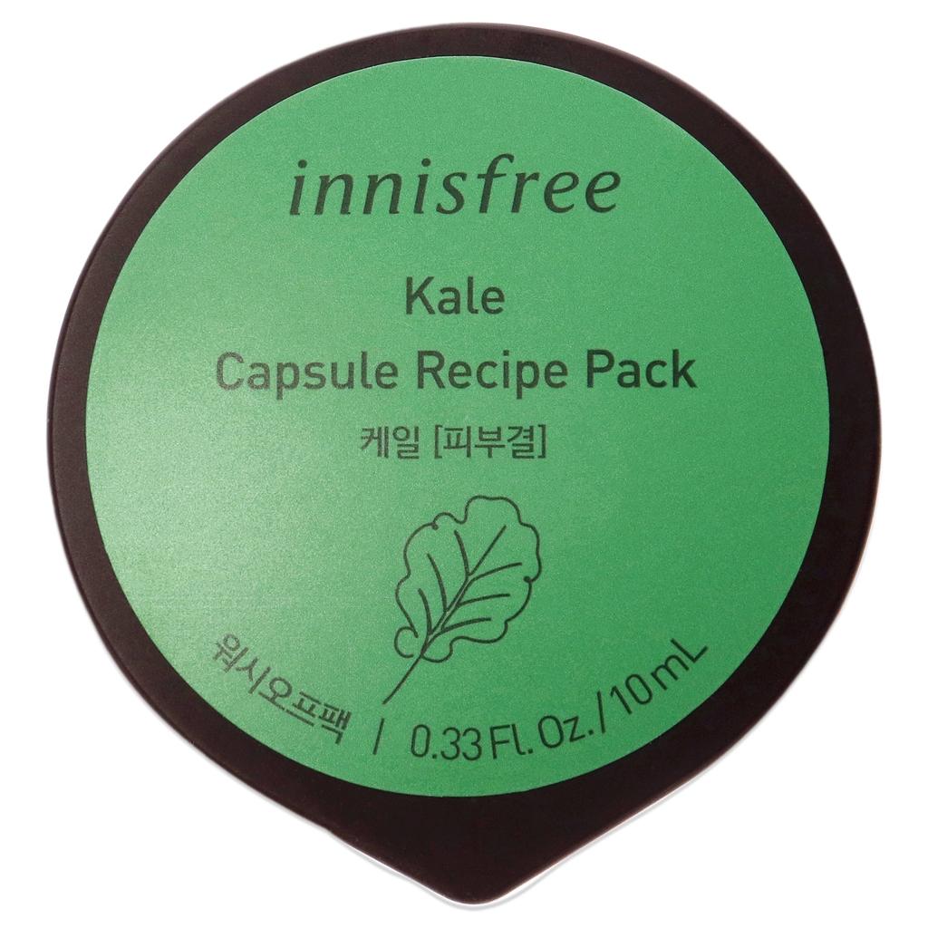 Innisfree Capsule Recipe Pack Mask - Kale by  for Unisex - 0.33 oz Mask