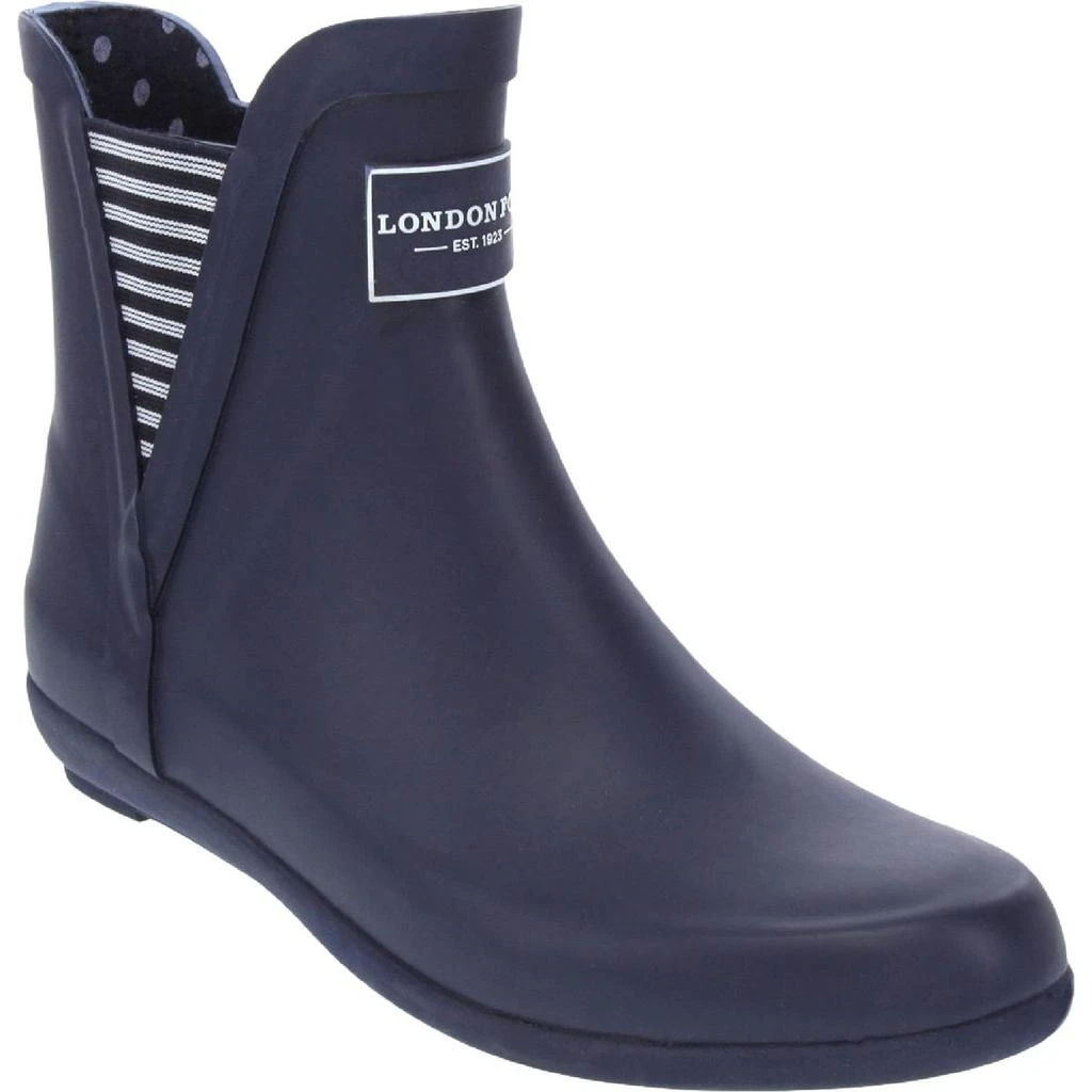 London Fog Piccadilly Womens Waterproof Pull On Rain Boots 2