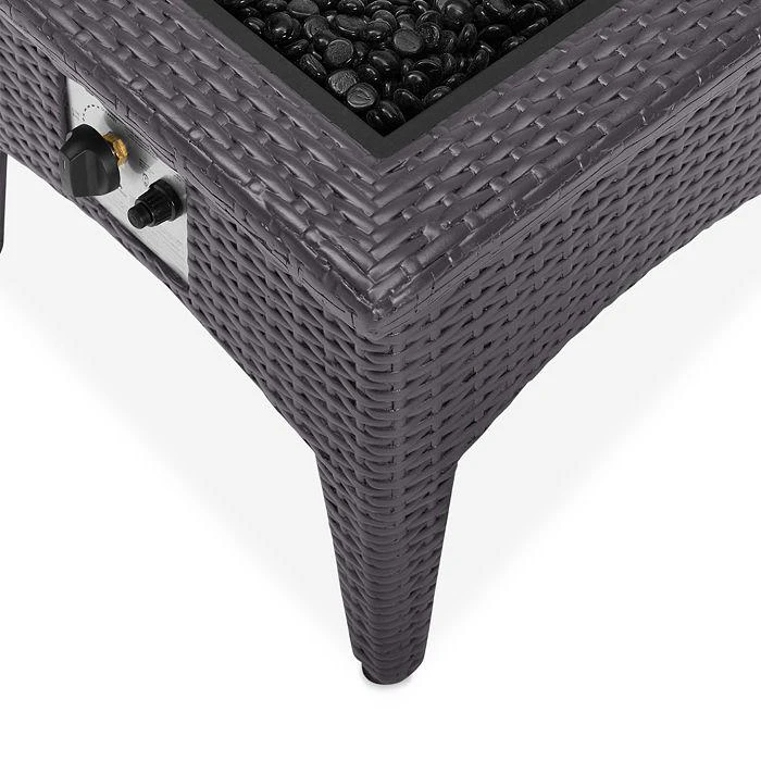 Modway Vivacity Outdoor Patio Propane Fire Pit Table 3