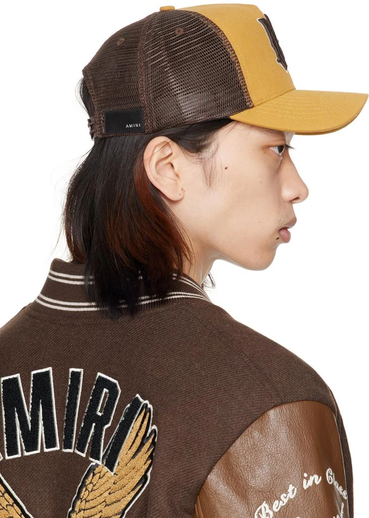 AMIRI Yellow & Brown MA Trucker Cap 3