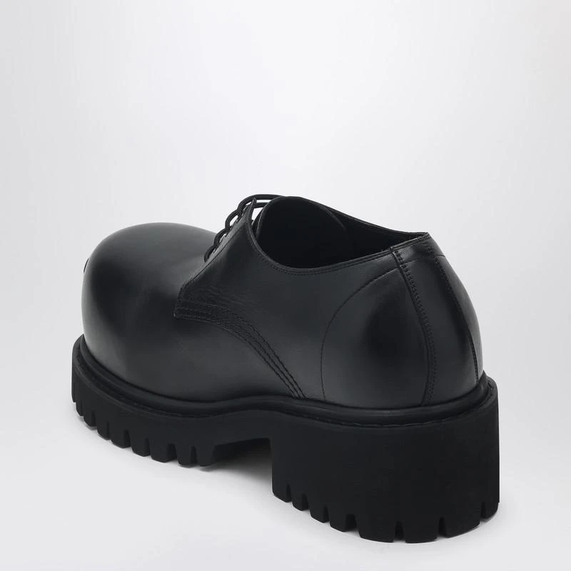 Balenciaga Black leather Derby Stomper shoe 4