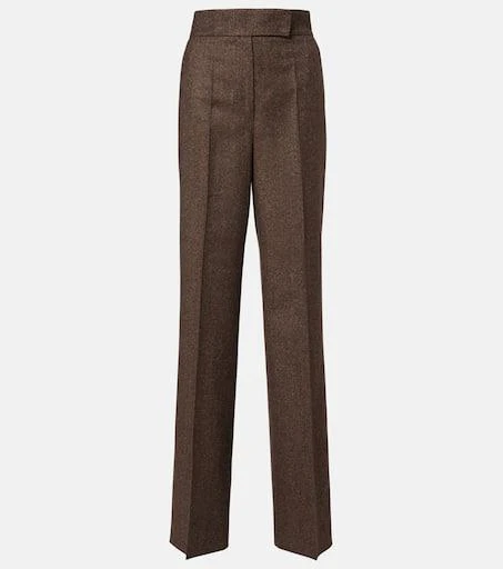 Max Mara Virgin wool straight pants 1