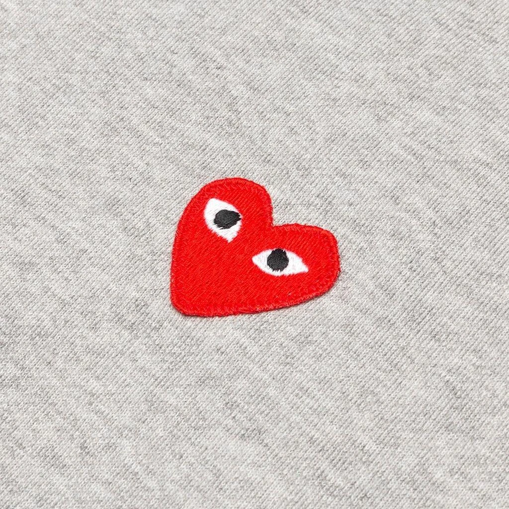 Comme des Garcons Comme des Garçons Play Logo Embroidered Zipped Hoodie 4