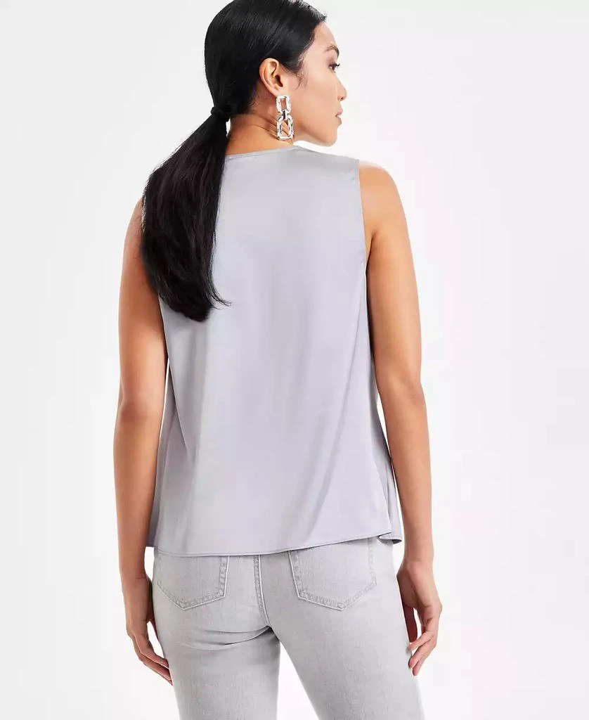 INC International Women's Sleeveless Cowlneck Blouse, Created for Macy's 2