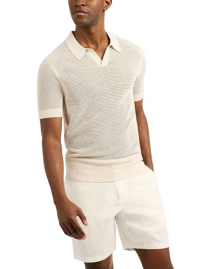 Onia Mesh Knit Polo Shirt 1