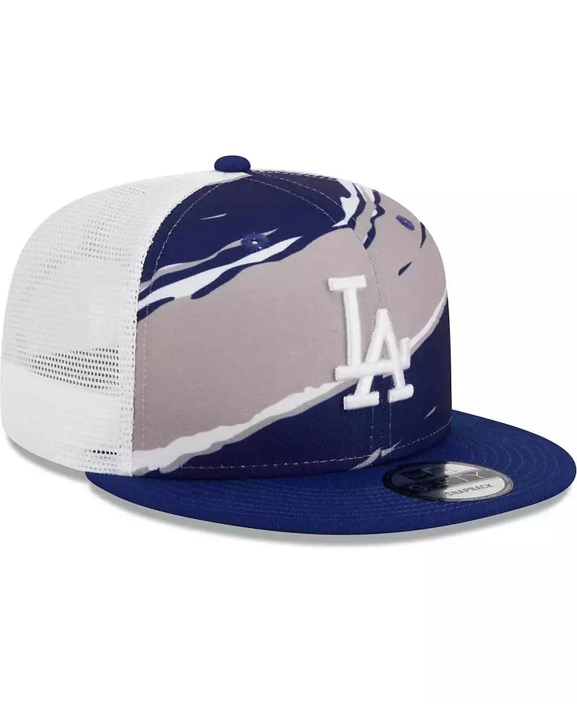 New Era Men's Royal Los Angeles Dodgers Tear Trucker 9FIFTY Snapback Hat 4