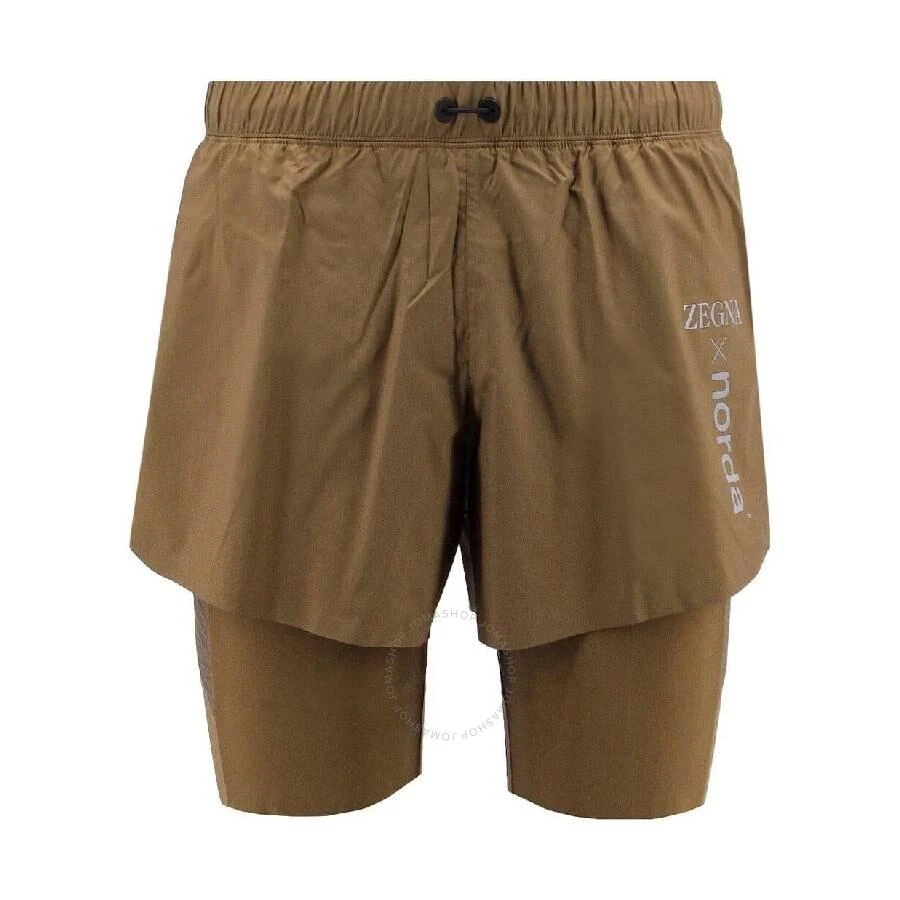 Ermenegildo Zegna Ermenegildo Zegna Logo Layered Running Shorts 1